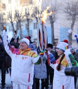 Юрий Свяцкевич принял участие в эстафете Олимпийского огня в Тюмени. Декабрь, 2013
