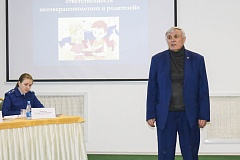Открытый урок права провели для старшеклассников района