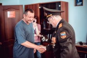 Медалями Министерства обороны России награждены 29 ветеранов боевых действий в Афганистане. Уват, август, 2014