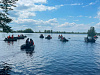 Рыбаки соревновались в ловле спиннингом с лодок в Уках