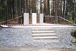Мемориальные плиты отремонтировали на Кошелевском кладбище в Осиннике