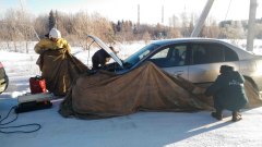 В холода спасатели Уватского района отогрели несколько десятков автомобилей