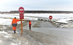 С 17 апреля ожидается ледоход на реке Иртыш